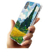 Wheat Field with Cypresses by Vincent Van Gogh Slim TPU Phone Case Warehouse X XS Max XR