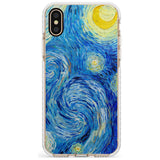 The Starry Night by Vincent Van Gogh Slim TPU Phone Case Warehouse X XS Max XR