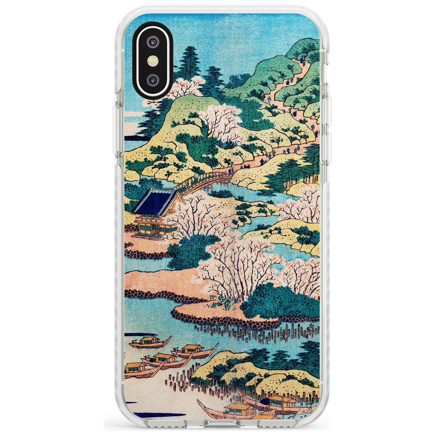 Coastal Community by Katsushika Hokusai  Slim TPU Phone Case Warehouse X XS Max XR