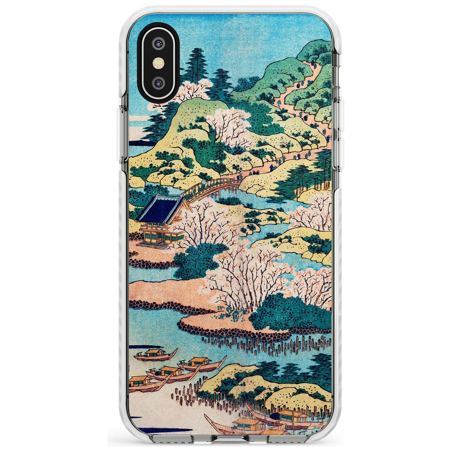 Coastal Community by Katsushika Hokusai  Slim TPU Phone Case Warehouse X XS Max XR