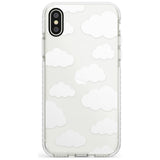 Transparent Cloud Pattern Slim TPU Phone Case Warehouse X XS Max XR