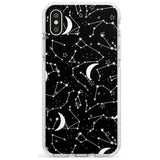 White Constellations on Black Slim TPU Phone Case Warehouse X XS Max XR