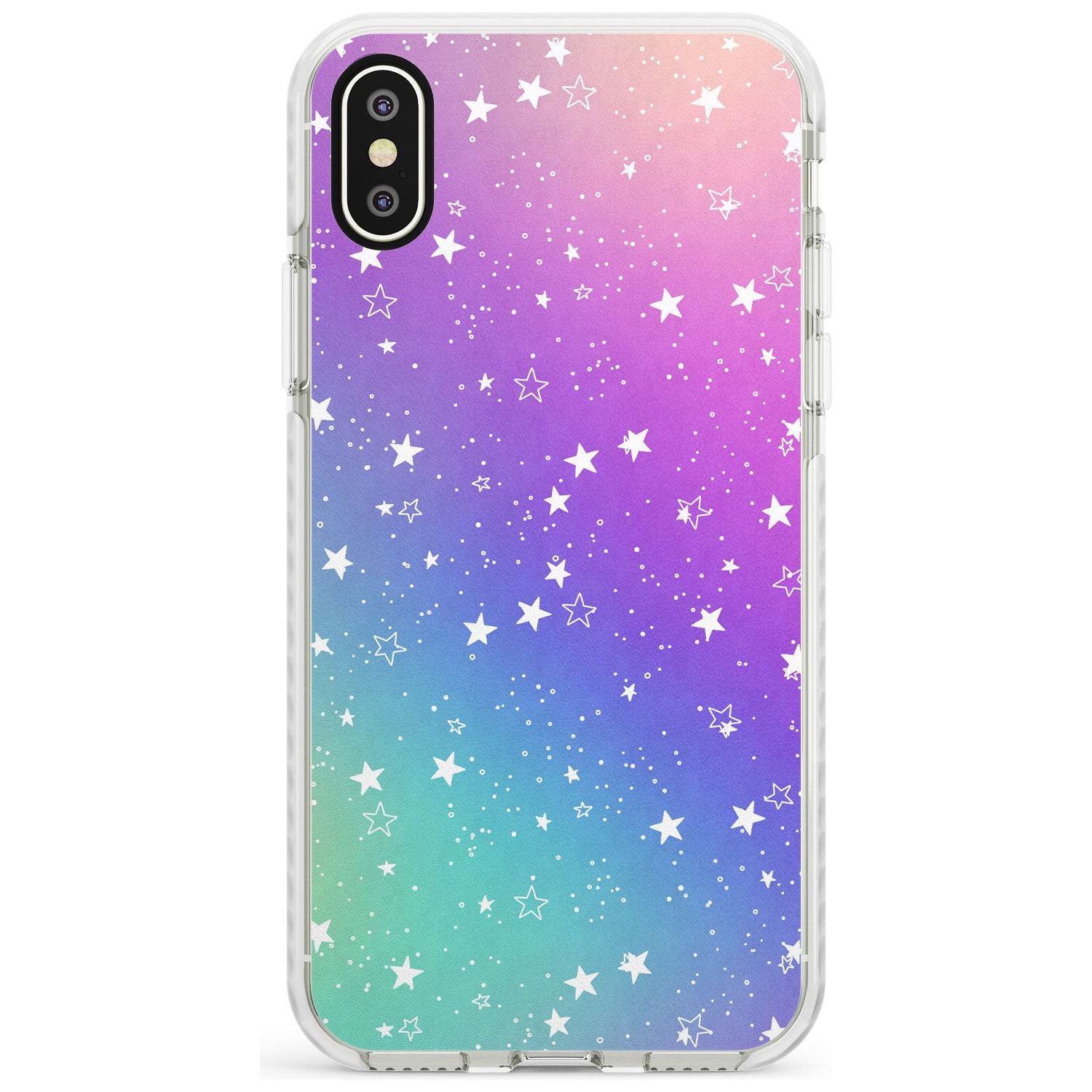 White Stars on Pastels Slim TPU Phone Case Warehouse X XS Max XR