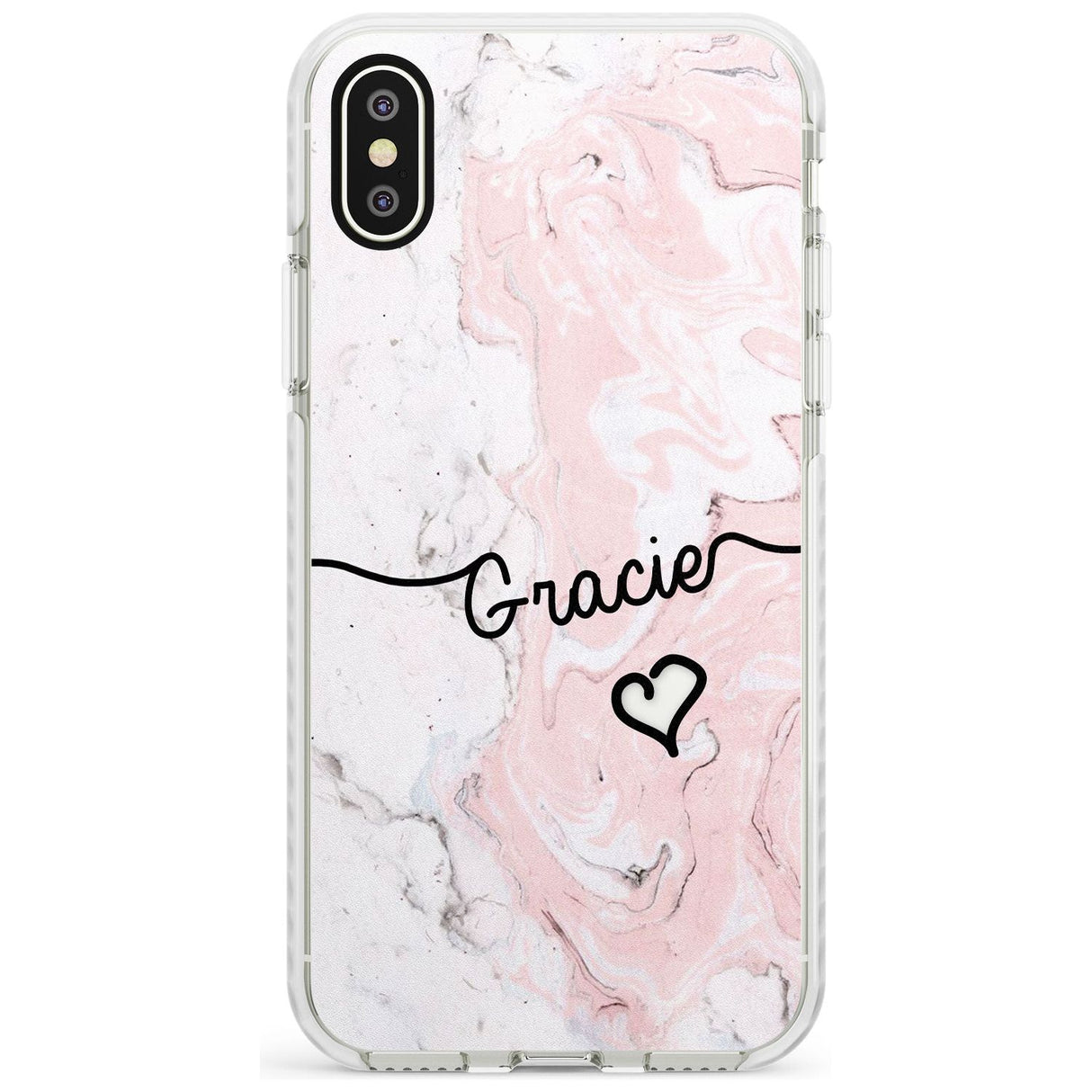 Pink Marble iPhone Case  Impact Case Custom Phone Case - Case Warehouse