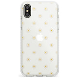 Daisy Pattern - Clear  Cute Floral Design Slim TPU Phone Case Warehouse X XS Max XR