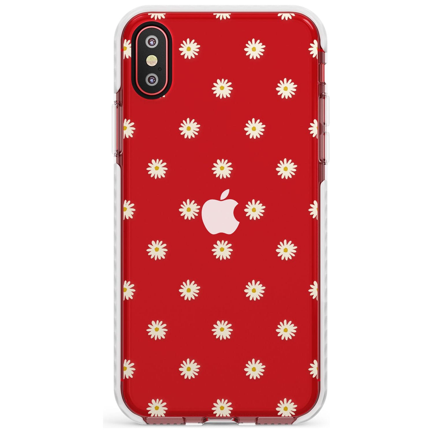 Daisy Pattern - Clear  Cute Floral Design Slim TPU Phone Case Warehouse X XS Max XR
