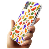 Mixed Kawaii Food Icons - Solid iPhone Case Impact Phone Case Warehouse X XS Max XR