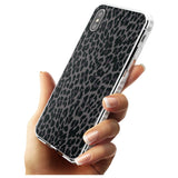 Dark Animal Print Pattern Small Leopard Impact Phone Case for iPhone X XS Max XR