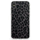 Dark Animal Print Pattern Large Leopard Impact Phone Case for iPhone X XS Max XR