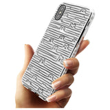 Dog Line Art - Black Impact Phone Case for iPhone X XS Max XR