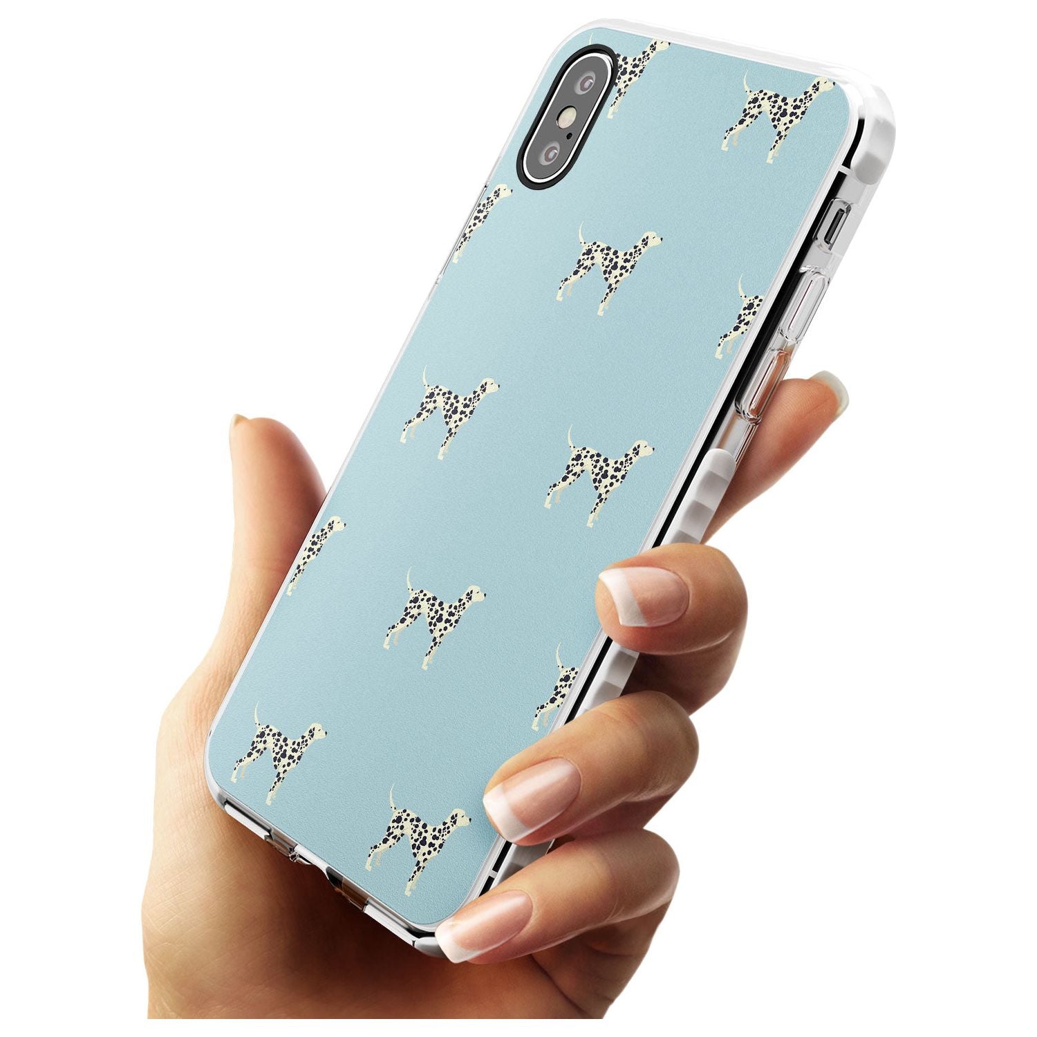 Dalmation Dog Pattern Impact Phone Case for iPhone X XS Max XR