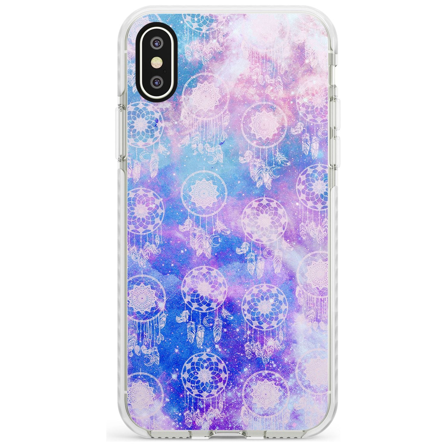 Dreamcatcher Pattern Galaxy Print Tie Dye Impact Phone Case for iPhone X XS Max XR