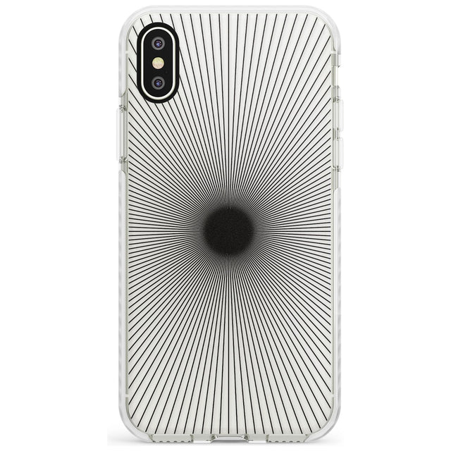 Abstract Lines: Sunburst Slim TPU Phone Case Warehouse X XS Max XR