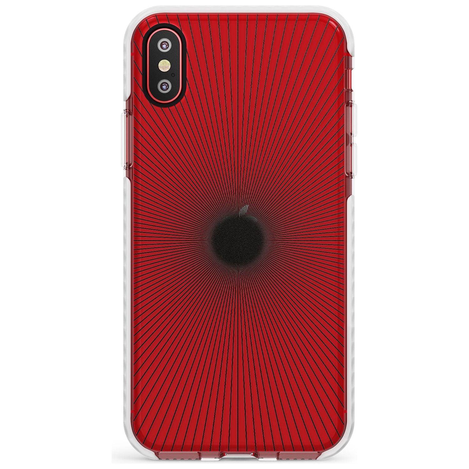 Abstract Lines: Sunburst Slim TPU Phone Case Warehouse X XS Max XR