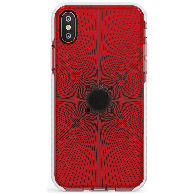 Abstract Lines: Sunburst Slim TPU Phone Case Warehouse X XS Max XR