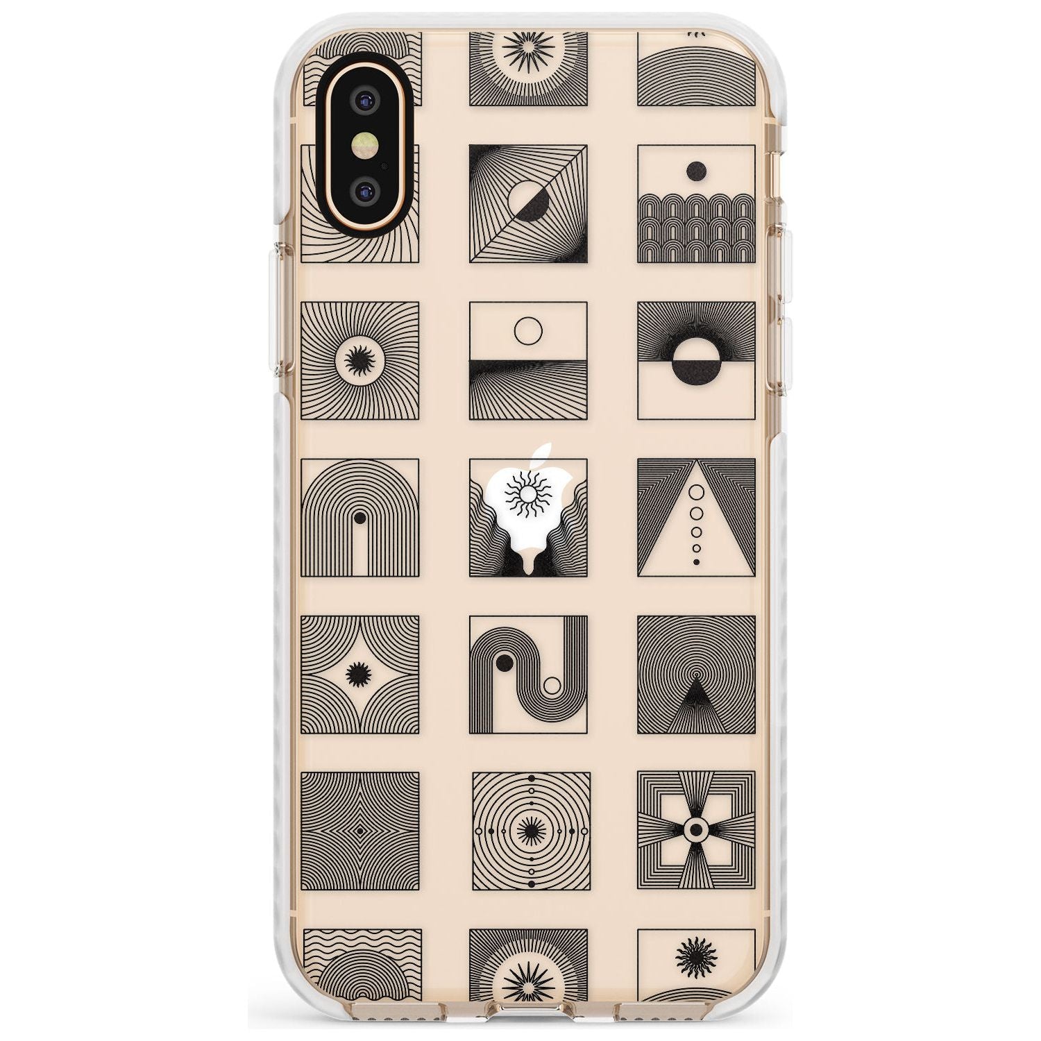 Abstract Lines: Mixed Pattern #1 Slim TPU Phone Case Warehouse X XS Max XR