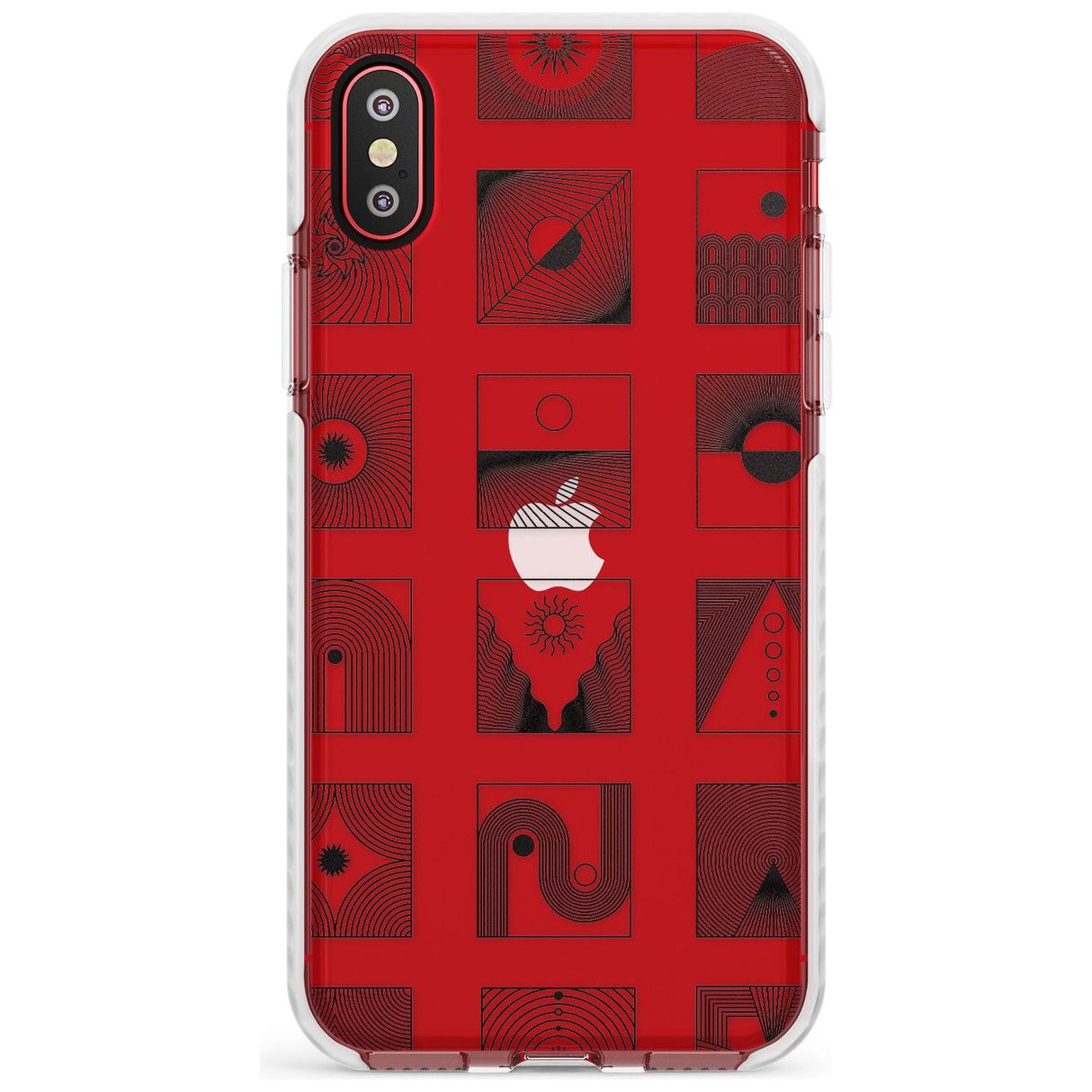 Abstract Lines: Mixed Pattern #2 Slim TPU Phone Case Warehouse X XS Max XR