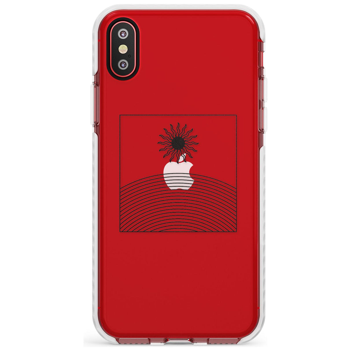 Framed Linework: Rising Sun Slim TPU Phone Case Warehouse X XS Max XR