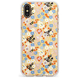 Busy Floral Mix: Transparent Slim TPU Phone Case Warehouse X XS Max XR