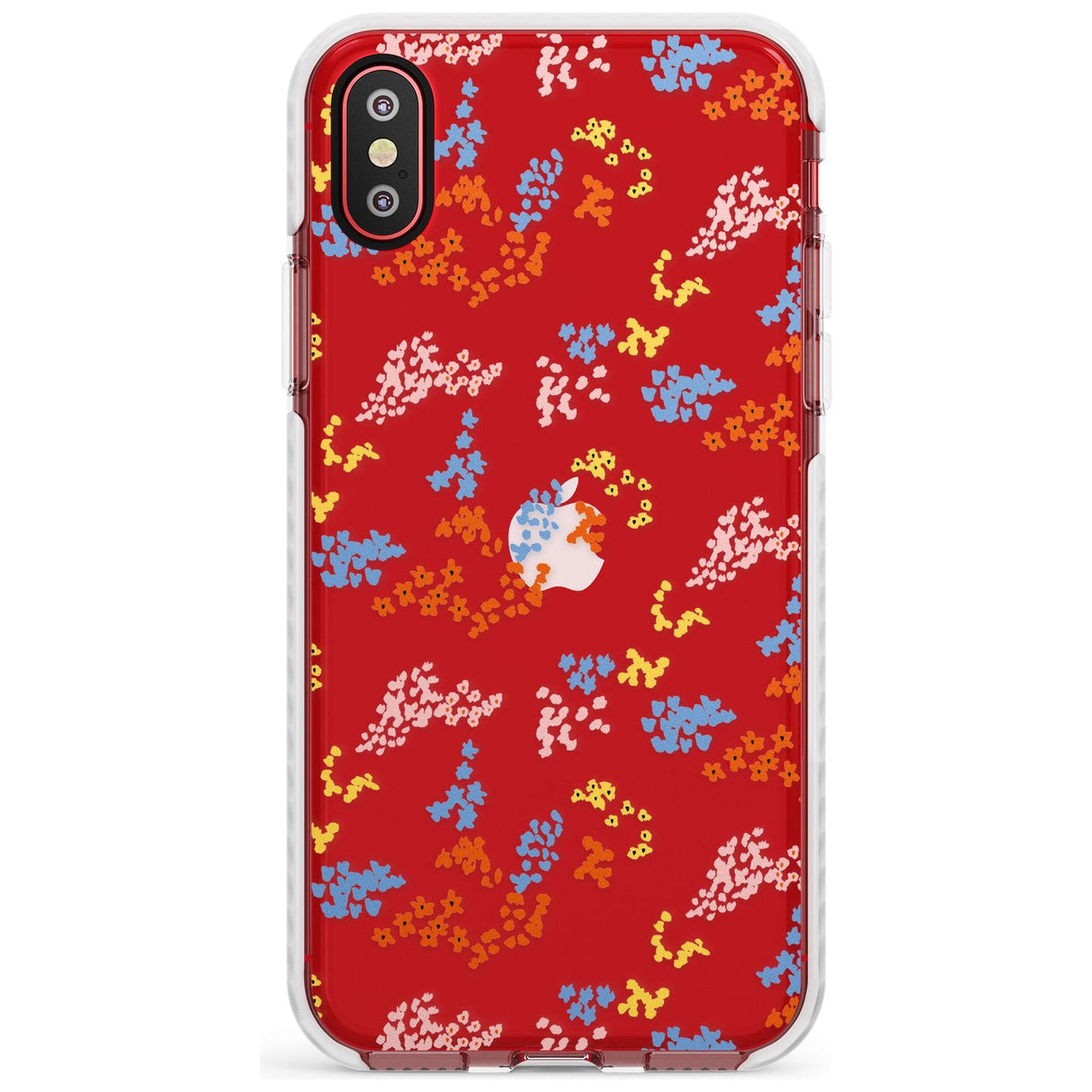 Small Flower Mix: Transparent Slim TPU Phone Case Warehouse X XS Max XR