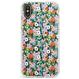 Jazzy Floral Mix: Solid Slim TPU Phone Case Warehouse X XS Max XR