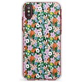 Jazzy Floral Mix: Solid Slim TPU Phone Case Warehouse X XS Max XR