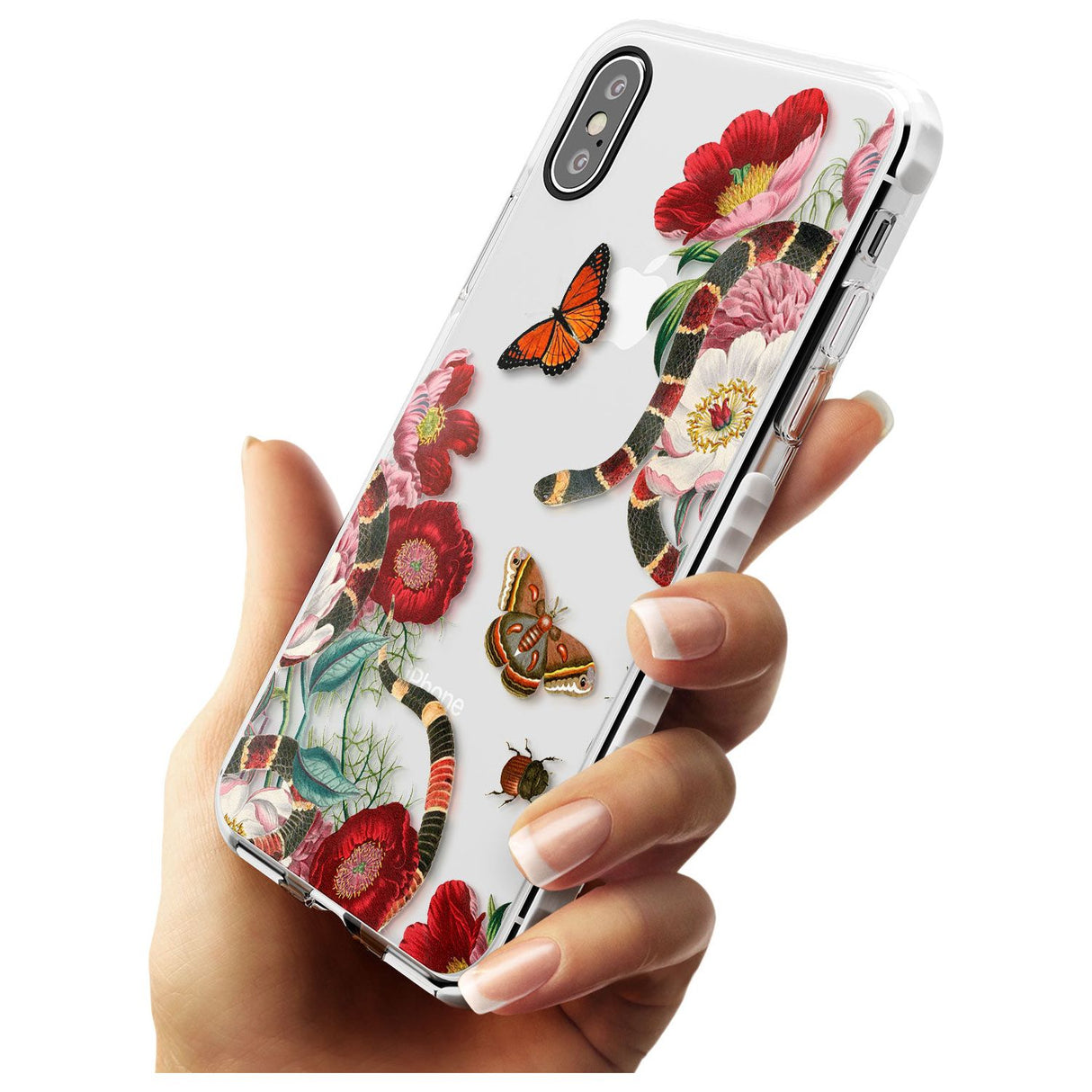 Botanical Snake  Slim TPU Phone Case Warehouse X XS Max XR