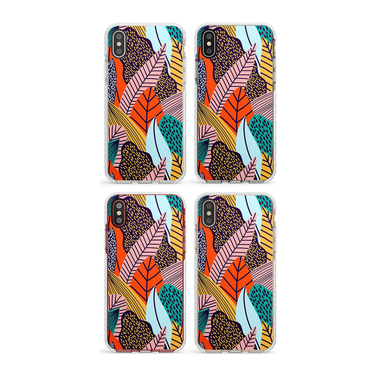 Abstract Leaves Phone Case for iPhone X XS Max XR