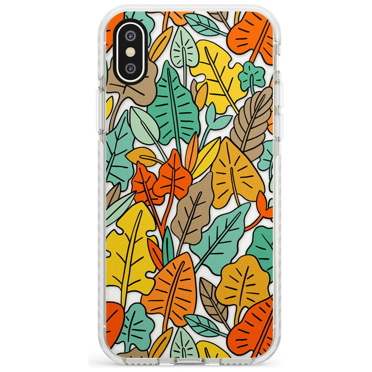 Abstract Leaves Phone Case for iPhone X XS Max XR