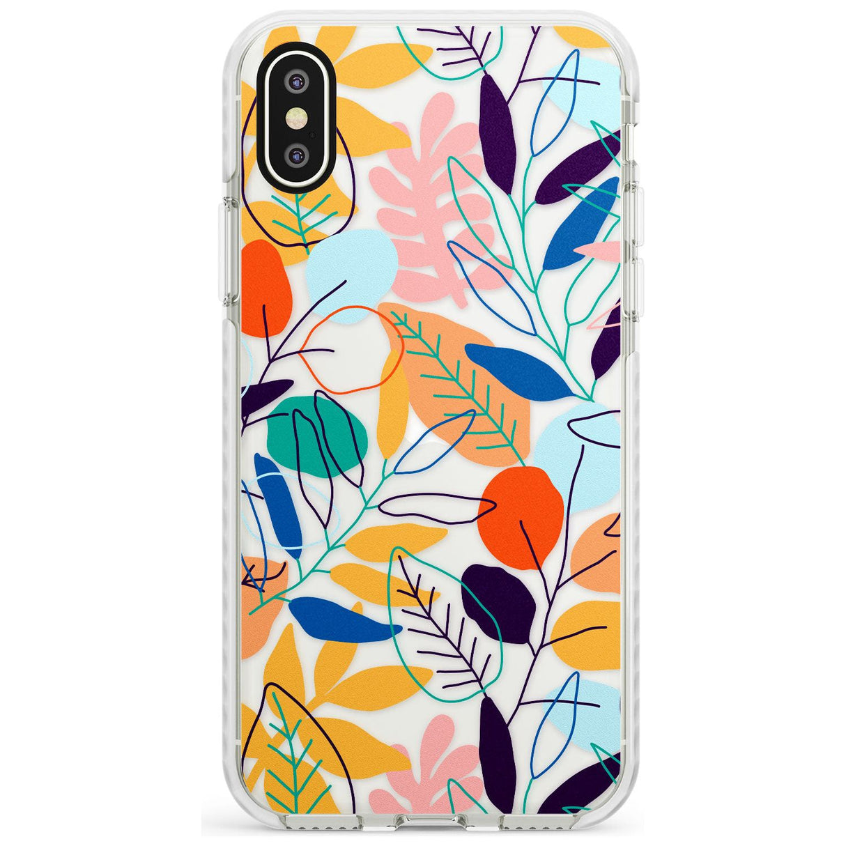 Abstract Leaves Phone Case for iPhone X XS Max XR