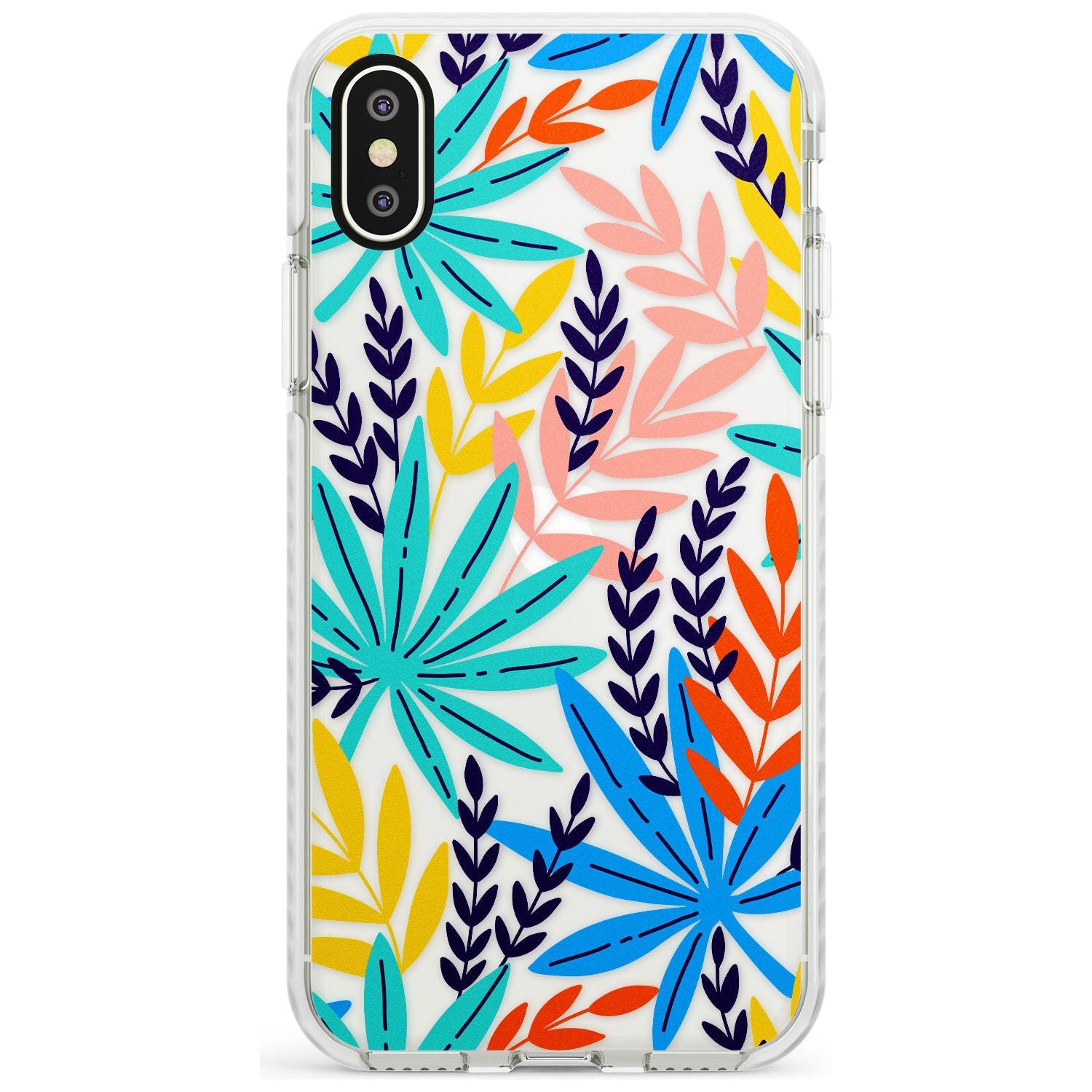 Tropical Palm Leaves Phone Case for iPhone X XS Max XR
