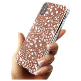 Wildflower Cluster on Terracotta Impact Phone Case for iPhone X XS Max XR