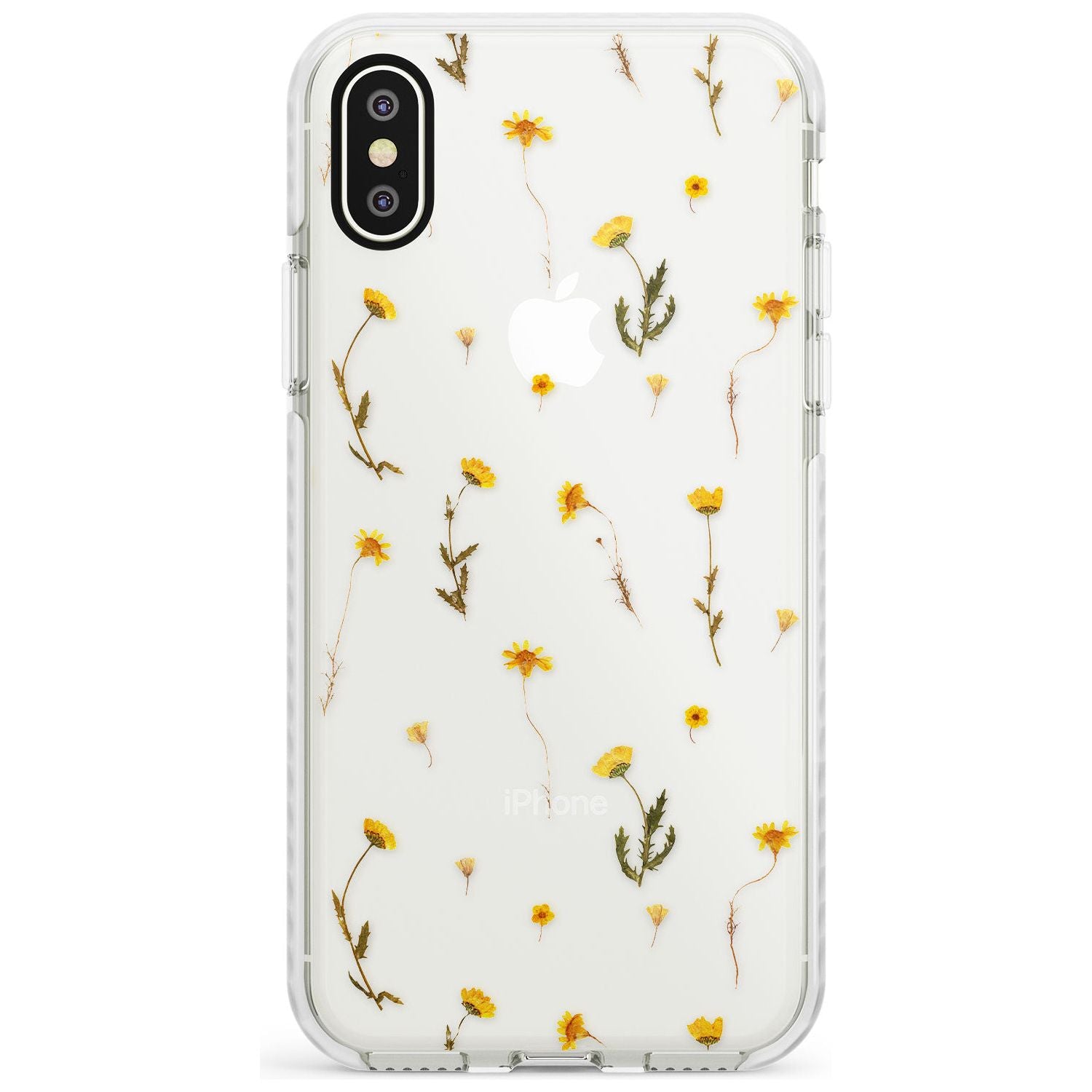 Mixed Yellow Flowers - Dried Flower-Inspired Impact Phone Case for iPhone X XS Max XR