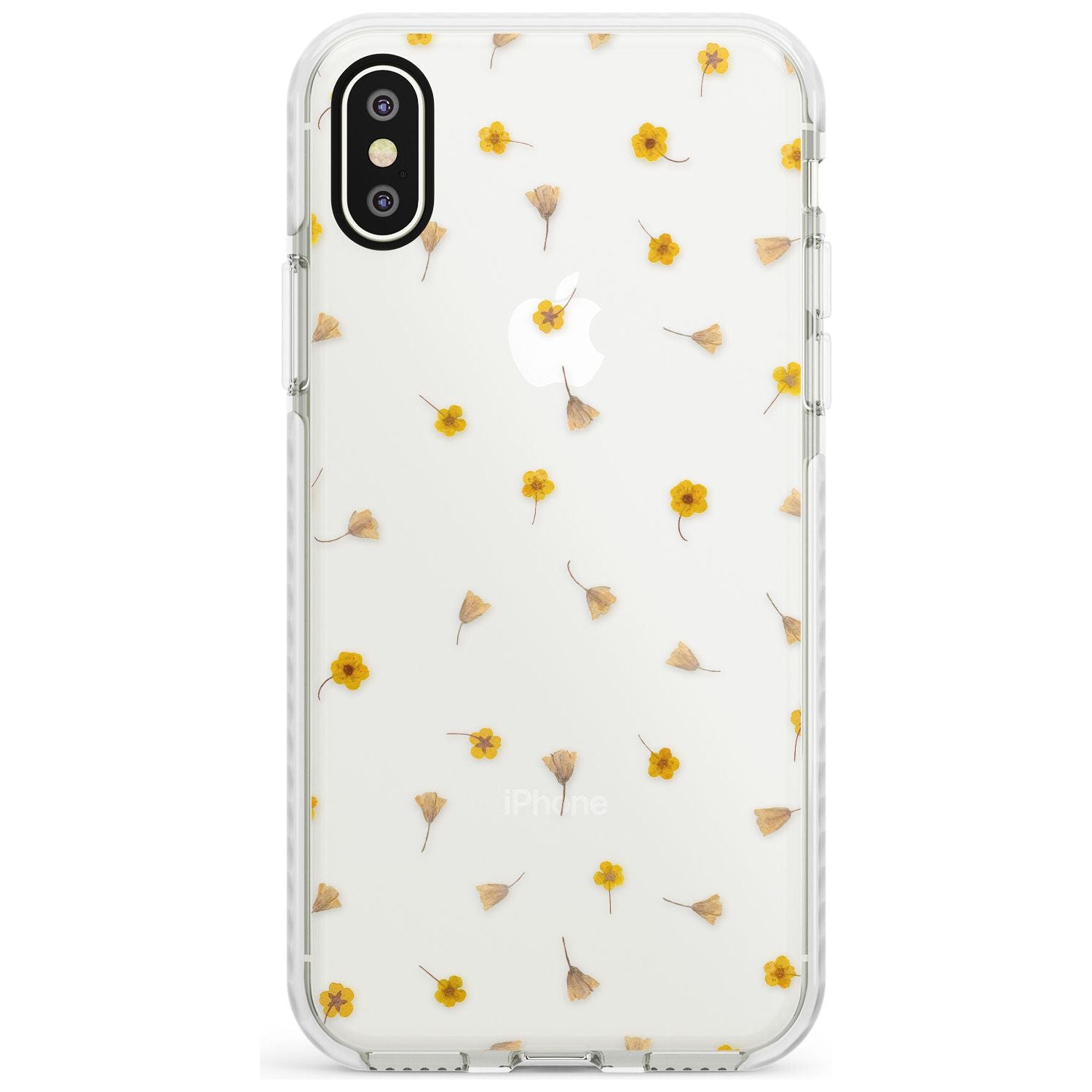 Small Flower Mix - Dried Flower-Inspired Design Impact Phone Case for iPhone X XS Max XR