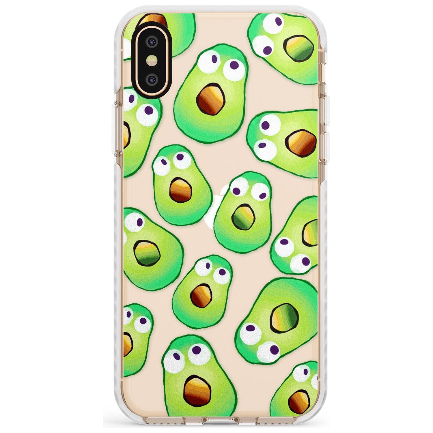 Shocked Avocados Impact Phone Case for iPhone X XS Max XR