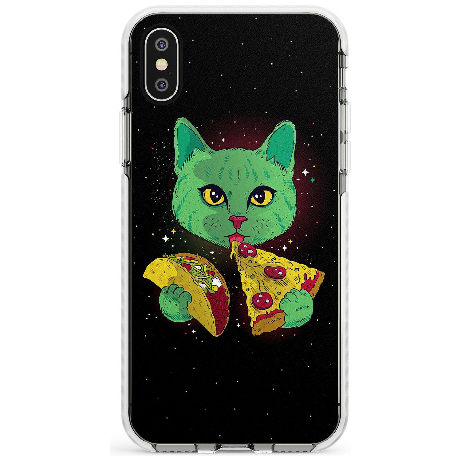 Pizza Purr Impact Phone Case for iPhone X XS Max XR