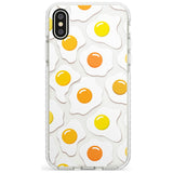 Fried Egg Pattern Impact Phone Case for iPhone X XS Max XR