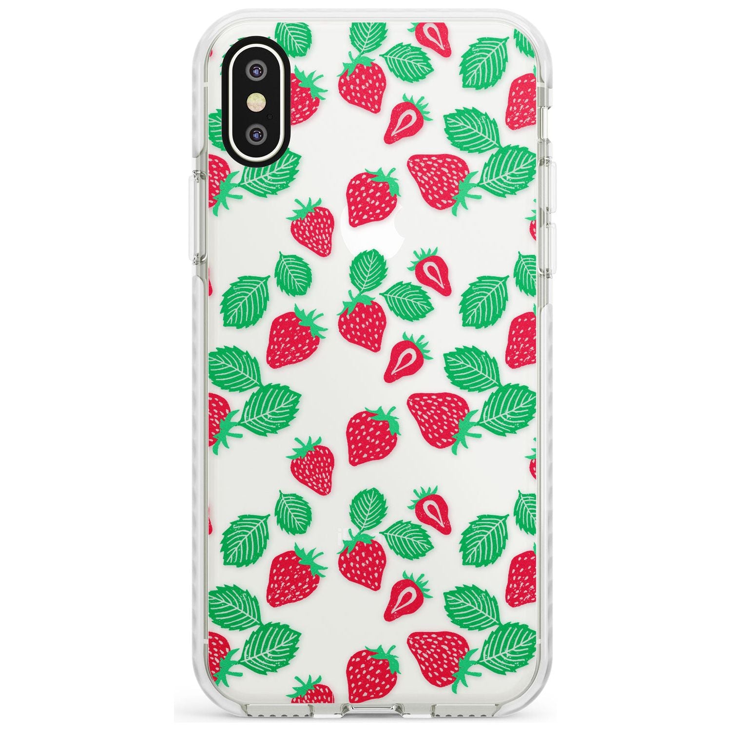 Strawberry Pattern iPhone Case  Impact Case Phone Case - Case Warehouse