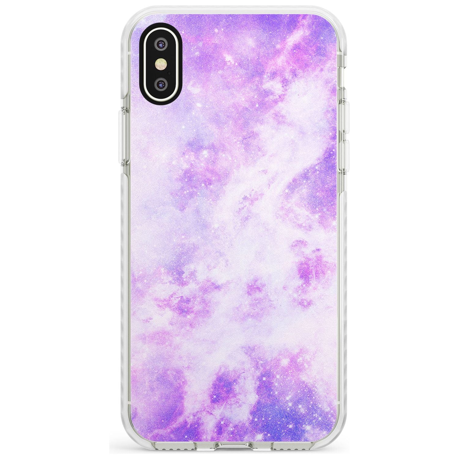 Purple Galaxy Pattern Design Impact Phone Case for iPhone X XS Max XR