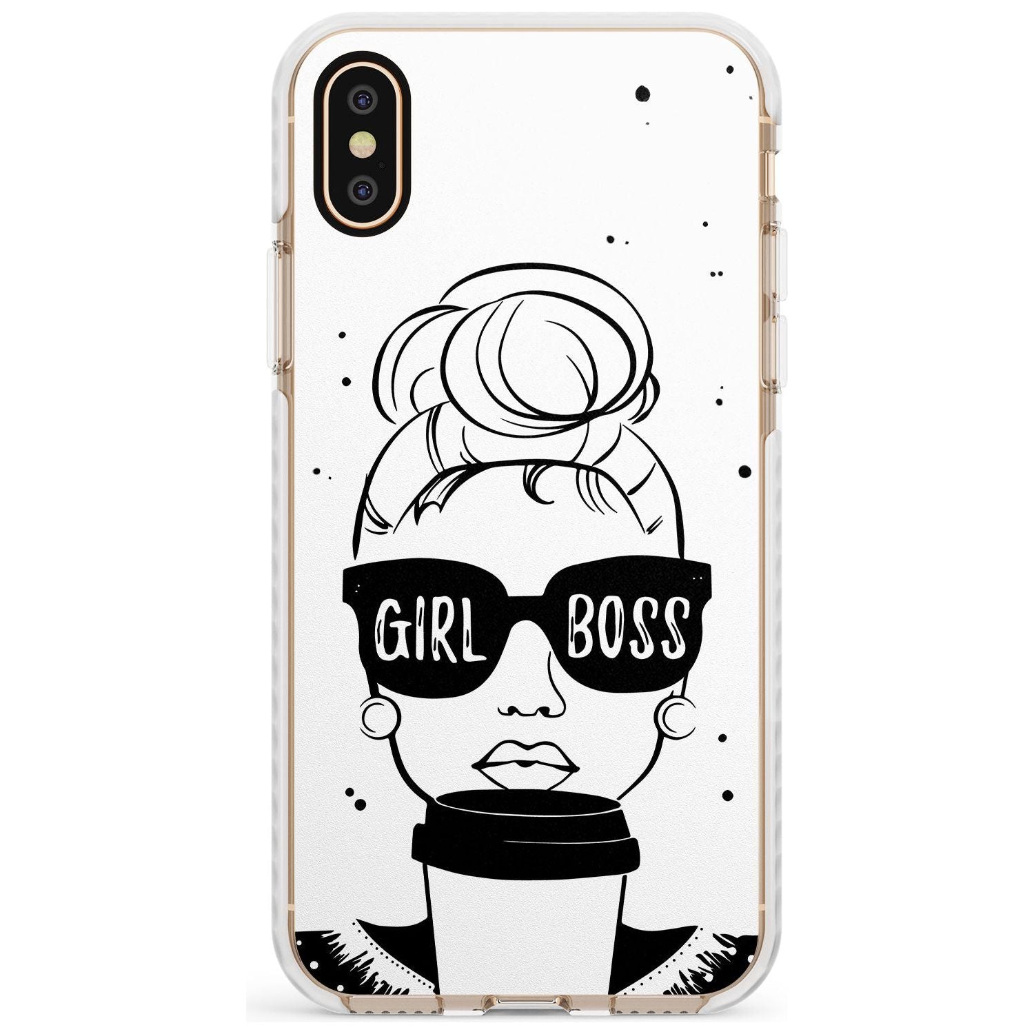 Girl Boss Impact Phone Case for iPhone X XS Max XR