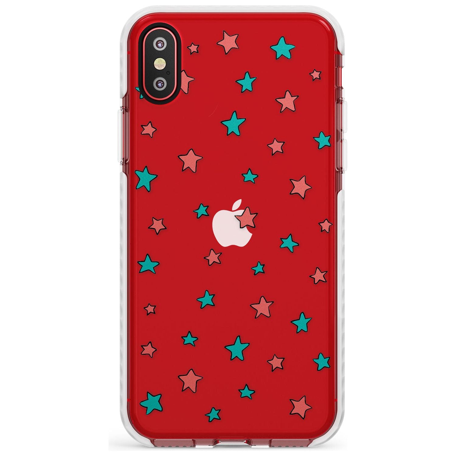 Heartstopper Stars Pattern Impact Phone Case for iPhone X XS Max XR