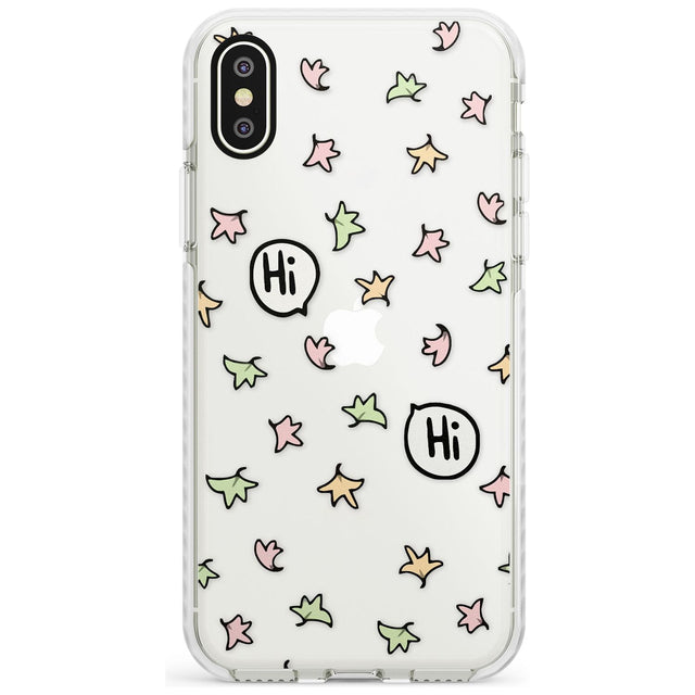 Heartstopper Leaves Pattern Impact Phone Case for iPhone X XS Max XR