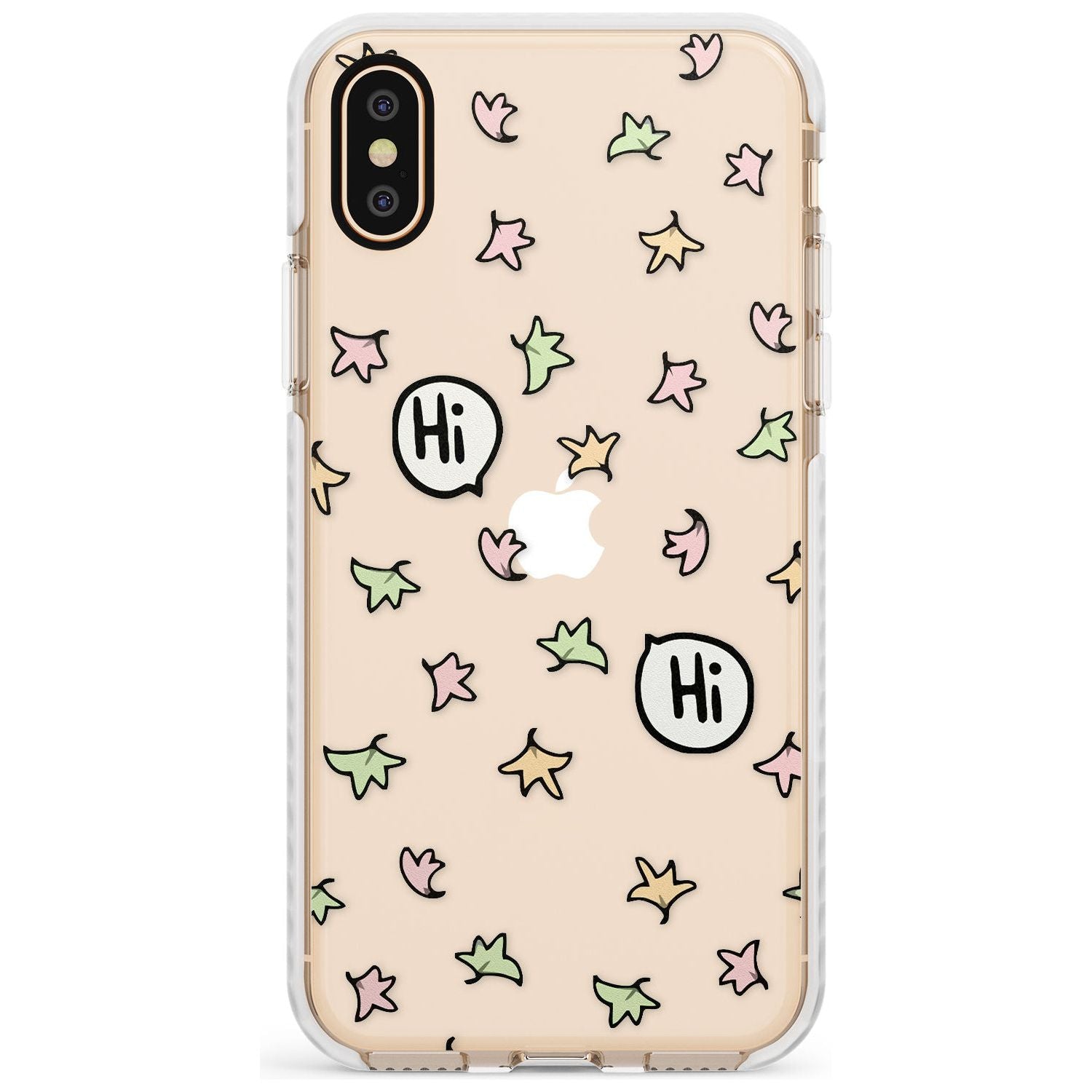 Heartstopper Leaves Pattern Impact Phone Case for iPhone X XS Max XR