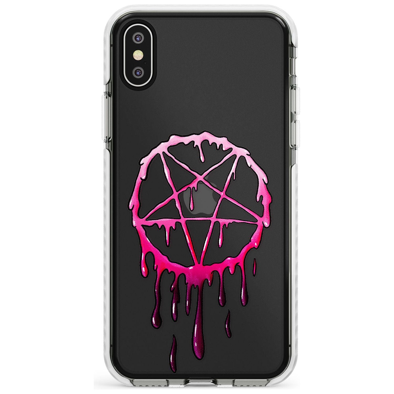 Pentagram of Blood Impact Phone Case for iPhone X XS Max XR
