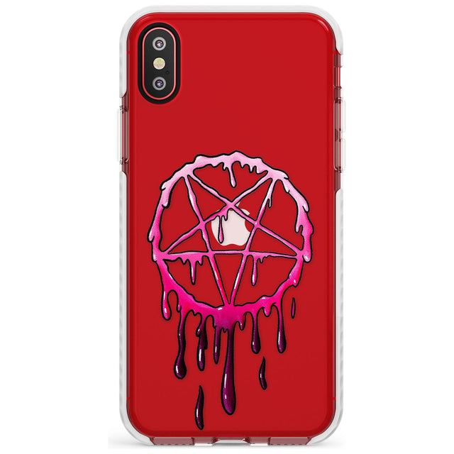 Pentagram of Blood Impact Phone Case for iPhone X XS Max XR