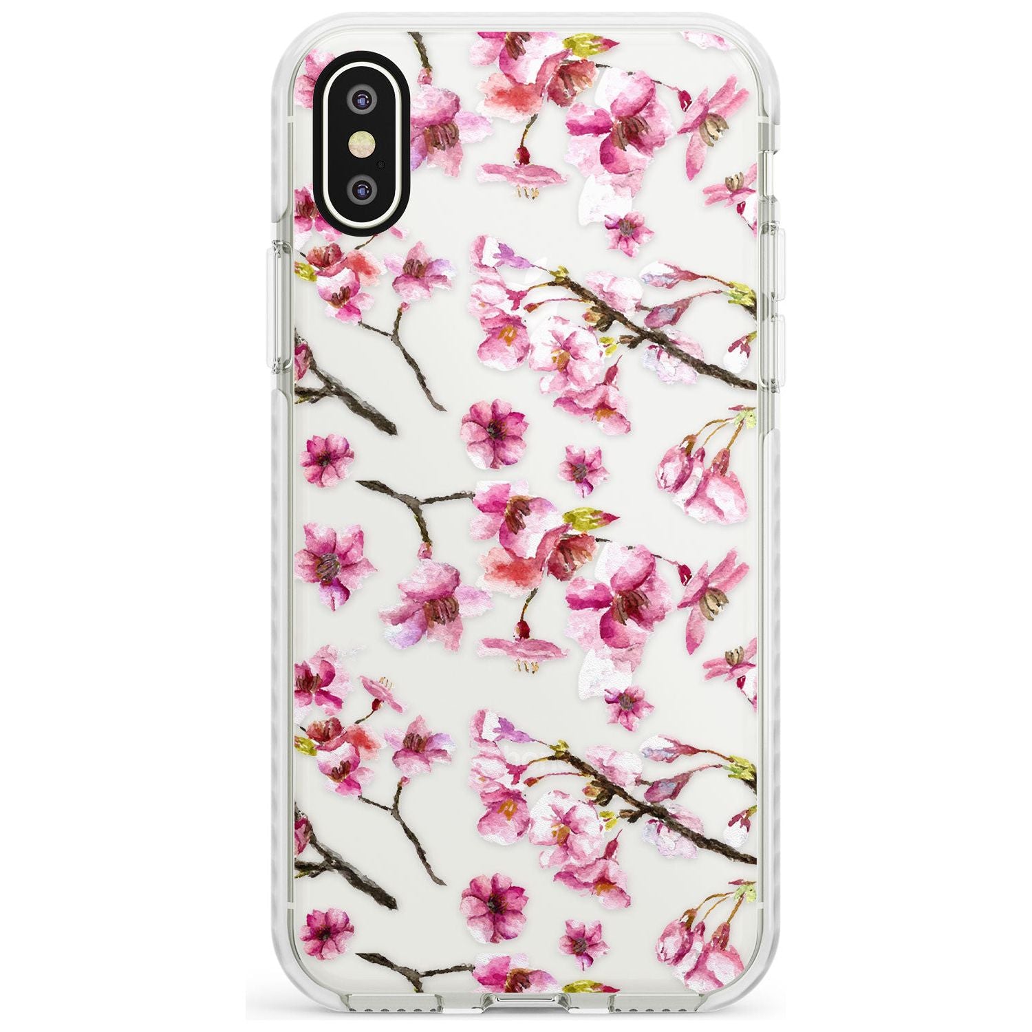 Sakura Watercolour iPhone Case  Impact Case Phone Case - Case Warehouse