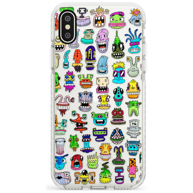 Familiar Faces Impact Phone Case for iPhone X XS Max XR