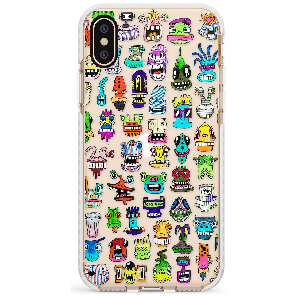 Familiar Faces Impact Phone Case for iPhone X XS Max XR