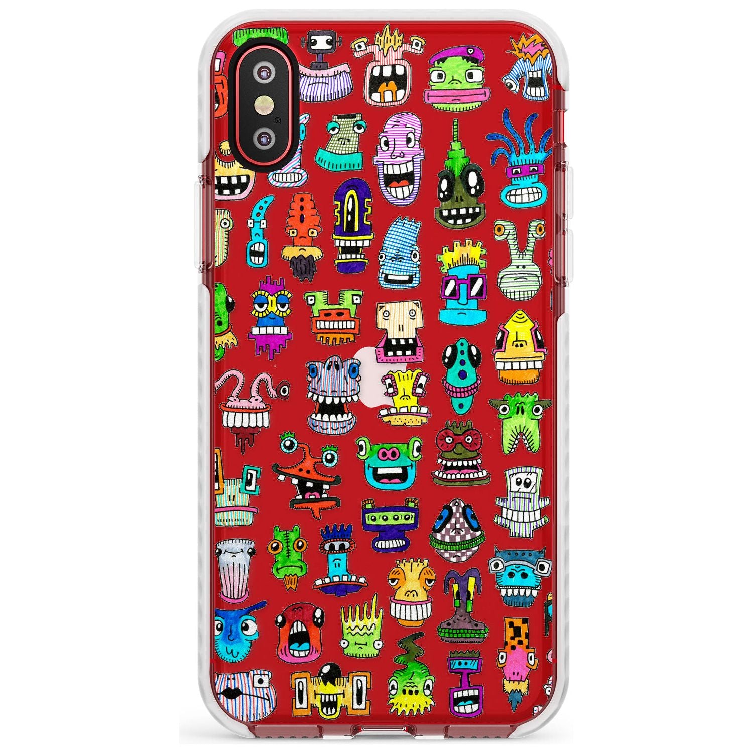 Familiar Faces Impact Phone Case for iPhone X XS Max XR