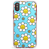 Daisy Faces Kawaii Pattern Impact Phone Case for iPhone X XS Max XR